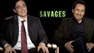 Benicio Del Toro and Demián Bichir talk 'Savages'