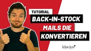 [Klaviyo Tutorial] Back-in-Stock Mails die konvertieren