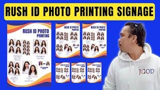 RUSH ID PACKAGE SIGNAGE | PRICING | MATERIALS | CANVA TEMPLATE EDITABLE | TAGALOG TUTORIAL