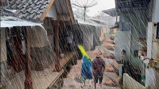 Heavy rain in my village, Instantly fall asleep with the sound of rain, Suitable for insomnia