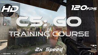 ᴴᴰ120fps/Hz Video | CS: GO Training Course |️Speed To 2x Playback Speed | OBS 120fps T̲E̲S̲T̲