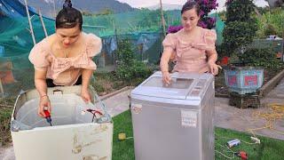 Thoa Single Girl-The genius girl repaired the broken washing machine