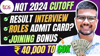 TCS NQT Cut Off Leaked, Results, Interview dates | IMPORTANT UPDATES | Again EXAM | Bonus 40K to 60K