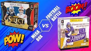 MEGA BOX BATTLE!!! 2023 SELECT FOOTBALL VS 2024 PRESTIGE FOOTBALL!!!