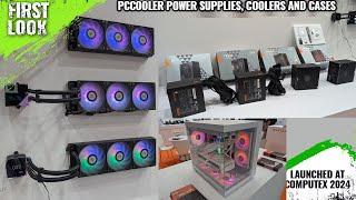 PCCooler YN/YS Series PSUs, DR360/DS360,I100 Mesh R200 and RZ500 Air Coolers And C3 T500 ARGB Cases