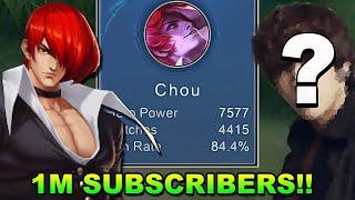 THANK YOU FOR 1,000,000 SUBSCRIBER - 1M SUBS MONTAGE SPECIAL + FACE REVEAL!?  Mobile Legends