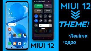 MIUI 12.5 theme for realme and oppo | Redmi theme for realme UI | MIUI 12 notification panel