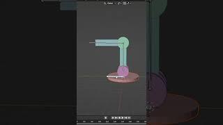 Robot Rigging In Blender In 30 Seconds  #blender #blendertutorial