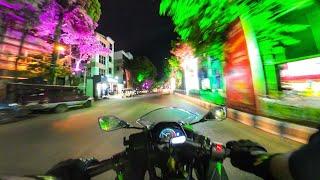 Durga Pujo 2024 | Night ride in Kolkata | Kawasaki Ninja 300 bs6