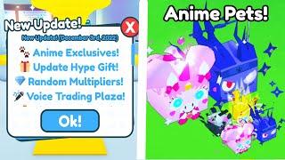 This ANIME UPDATE is INSANE in Pet Simulator X *NEW* HYPE GIFTS!