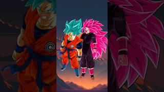 CC Goku vs Black Goku Comparison Video #goku #dragonball #blackgoku #anime