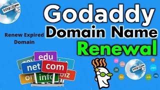 How to Renew Godaddy Domain | Renew Expired Domain Godaddy