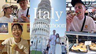 【新婚旅行vlog】人生初のイタリアで爆食！まじで幸せすぎた！