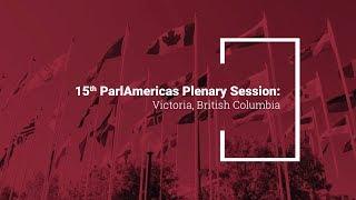 Canadian senators at the 15th ParlAmericas plenary assembly