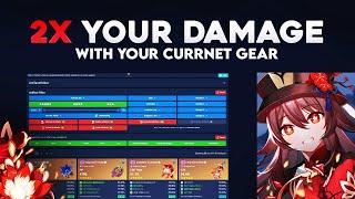 How to deal MAX damage with your current gear | Genshin Optimizer Tutorial ( UPDATED )