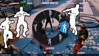 Stealth Reflex Flexing Rare Emotes scenario and Lavish and freestyle ( Party Royale )