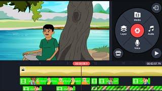 How To Make Cartoon Video In Kinemaster | Mobile Se Cartoon Video Kaise Banaye | Animation Tutorial