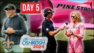 EAA Airventure Oshkosh 2024 Day 5 | Stephanie Goetz with Pink Jet & Jimmy Graham’s DHC-2 Beaver