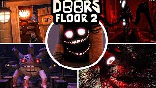 FLOOR 2 CONCLUSION + COMPLETE CUTSCENES & BOSSES! - DOORS Floor 2 Update [The Mines]