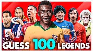 GUESS THE 100 FOOTBALL LEGENDS IN 3 SECONDS | FOOTBALL QUIZ MASTER |