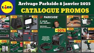 catalogue LIDL Parkside du 8 janvier  Arrivage bricolage Parkside  Promos deals Crivit Silvercrest