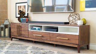 Building a Modern Media Console, TV Stand, Credenza | Woodworking