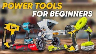 Power Tools For Beginners - Milwaukee, Dewalt, Makita, Ryobi