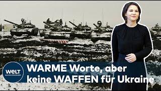 BAERBOCK KNALLHART: Klares NEIN zu Waffenlieferungen an die Ukraine | WELT Analyse