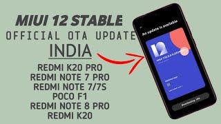 [ INDIA OFFICIAL OTA ] MIUI 12 STABLE UPDATE | HOW TO INSTALL MIUI 12 | MIUI 12 TOP HIDDEN FEATURES