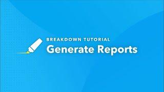 Script Breakdown Tutorial: How to Generate Breakdown Reports (Ep.5)