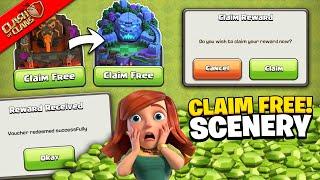 FREE Scenery Vouchers by Giveaway Supercell - How to Get FREE Scenery in Clash of Clans