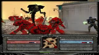 Imperial Guard v Chaos | alix v Beer | Live Gameplay | Dawn of War Soulstorm