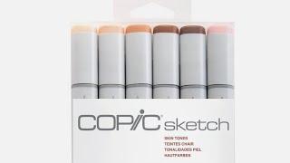 Copic sketch markers (skin tones set)