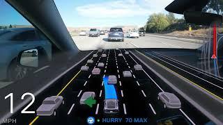 Tesla FSD 12.5.6 gets to the Fast Lane ("Hurry" Mode)