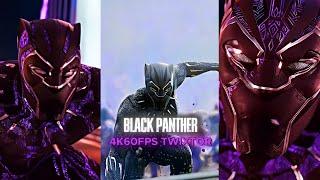 BLACK PANTHER SCENE PACK | 4K60FPS TWIXTOR ENHANCED | FREE TO USE