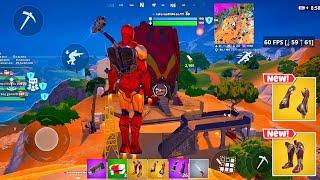 Samsung S23 Ultra 60 FPS Fortnite Mobile Gameplay *New Fortnite's *IRON MAN* UPDATE is SO GOOD C5S4*