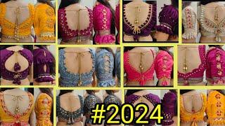 very very stylish new latest blouse design collection photos and image|| new blouse design 2024