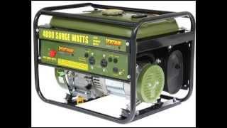 Sportsman 4,000 Watt 4 Stroke Gas Powered Portable Generator; Quiet camping generator