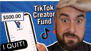 Why I QUIT the Tiktok Creator Fund