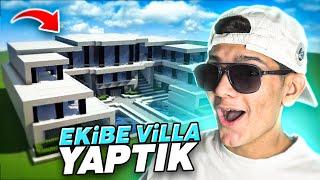 EKİBE DEV VİLLA YAPTIK - MİNECRAFT