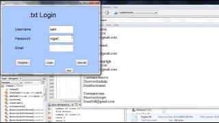 Login and register from txt file using java | fun with java #1