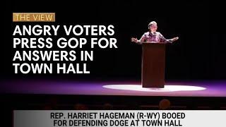 Angry Voters Press GOP For Answers In Town Hall