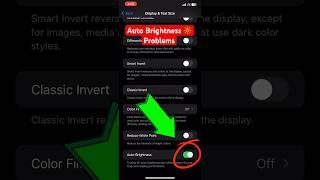 Auto Brightness Problem in IPhone Devices iso Brightness Problem  Pubg Auto Brightness Problems 