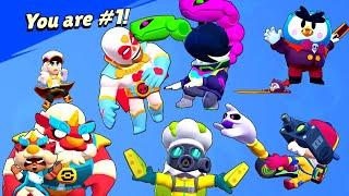 All 375 Skins in Brawl Stars | Winning Poses