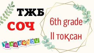 6 - класс. ТЖБ. Ағылшын тілі. II тоқсан. СОЧ. Английский язык. II четверть