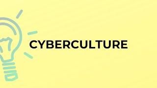 What is the meaning of the word CYBERCULTURE?