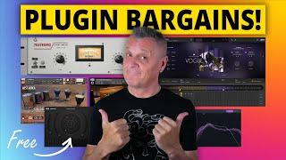 PLUGIN BARGAINS! UNIVERSAL AUDIO NEWS | FREE Plugin | Native Instruments | iZotope | UJAM