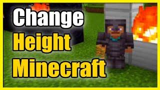 How to Change Player Size or Height in Minecraft (Taller or Smaller)