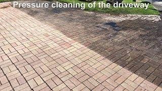 Pressure cleaning of the driveway Golden Beach, Florida