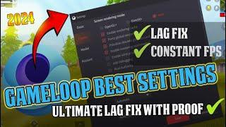 Ultimate Gameloop Lag Fix | 0% FPS Drop | Best Gameloop Settings for LOW END PC | WITH PROOF